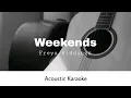 Freya Ridings - Weekends (Acoustic Karaoke)