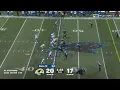 Michael Jackson picks off Stafford leading to the Panthers taking the lead with a goal line touc ow