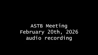 2026 February 20 2026 recording