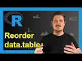 Sort Rows of data table in R 3 Examples Order with setorder Function Single Multiple Columns