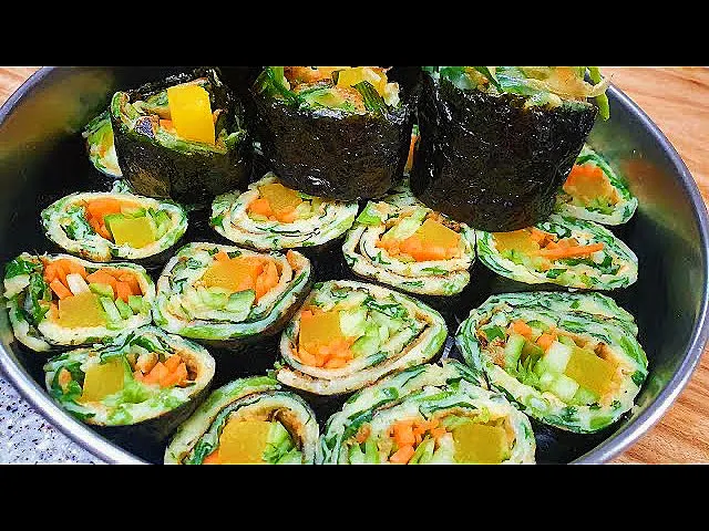 미나리부추김밥