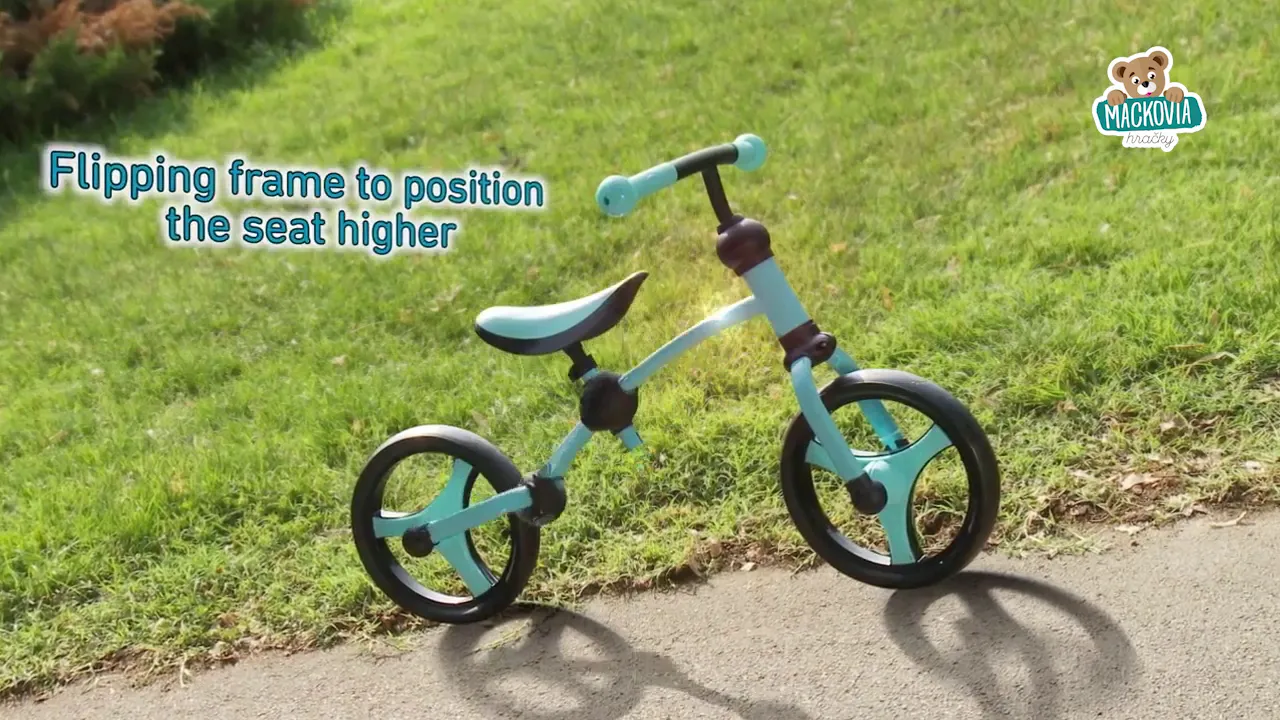 Odrážadlá od 18 mesiacov - Balančné odrážadlo Fisher-Price Running Bike 2v1 smarTrike - 4
