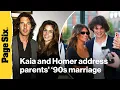 Kaia Gerber and Homer Gere address parents 90s marriage