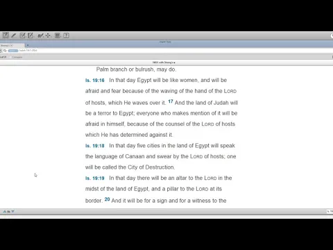 Isaiah 19-20