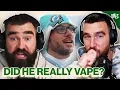 Was Mike McDaniels actually vaping on the sidelines