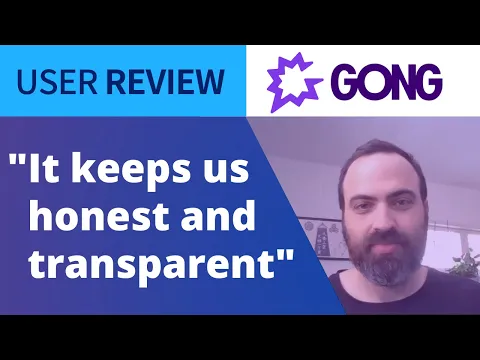 Thumbnail for User Review: Gong Works To Track Customer Interactions For Better Customer Relations