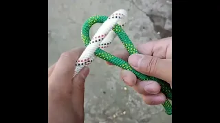 طريقة ربط حبلين  طريقة ربط حبلين