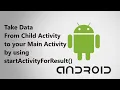 Passing data from Child to Parent Activity in Kotlin