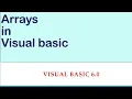 Arrays in visual basic programming Visual basic tutorial for beginners 2020 Simple 2 Learn