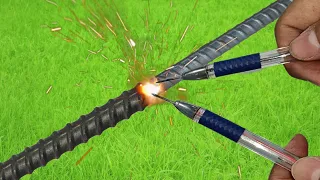 كيفية صنع ماكينة لحام بالقلم بسيطة في المنزل فكرة DIY بقيمة 1 دولار 