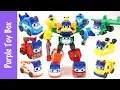 Lagu GoGoBus! 6x Combination Giant Robot Mini Car Transformer 고고버스 자이언트 고든 6단 합체