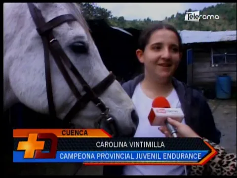 Joven cuencana campeona provincial juvenil de Endurance