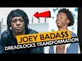 How Joey Bada Went From an Afro to High Top Locs Dreadlock Transformation