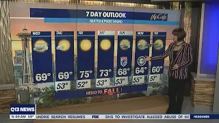 Scattered showers on first day of fall Q13 FOX Seattle