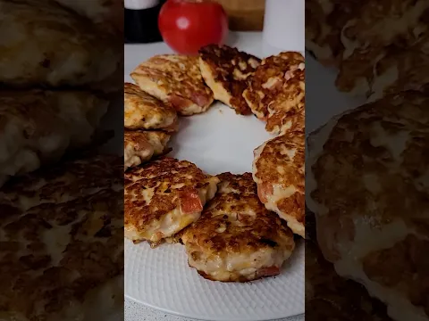 Очень вкусные и нежные Куриные котлеты с помидорами