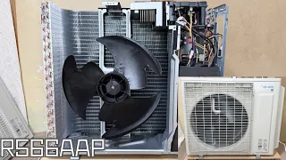 U-SHAPED COIL Daikin Air Conditioner AX Series Outdoor Unit R566AAP Fan Operation and Interior