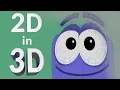 2D in 3D - Rigging a flat character s Eyes