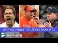 2020 College Football Top 25 Way-Too-Early Rankings Ft Clemson LSU Ohio State Alabama