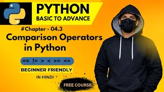 Python Comparison Operators Complete Tutorial - Hindi Me