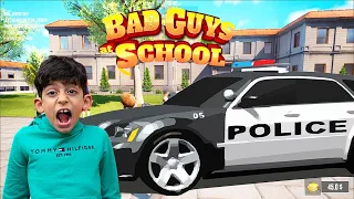 jason and alex play bad guys at school funny game with police