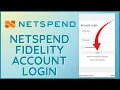 How to Login Netspend Fidelity Account 2024