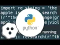 How do I check if a string matches a set pattern in Python