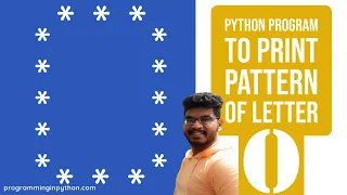 Python Program to Print Pattern of Letter O Pattern Programming
