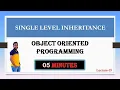 LECTURE 19 - Single-Level Inheritance in C
