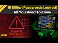 Massive Data Breach Exposes 16 Billion Passwords Apple Google Telegram Users At Risk Data Leak