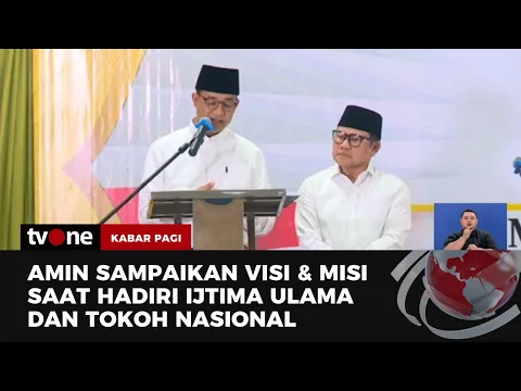 Hadiri Ijtima Ulama, Anies-Cak Imin Paparkan Visi & Misi