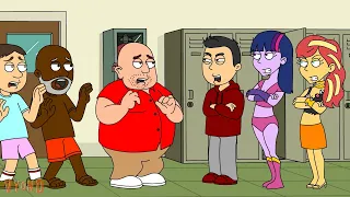 Bad Survivor Contestants Put Twilight Sparkle and Sunset Shimmer into their bikinis Reupload