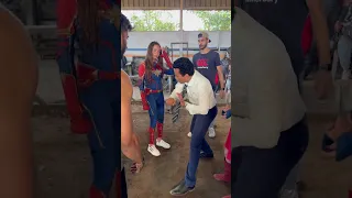 كواليس فيلم ساندويتش عيال الفنان سامح حسين 