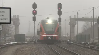 Штадлерский дизель-поезд 2431 на ст. Вайвара / Stadler DMU 2431 at Vaivara station