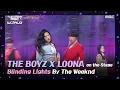 Download Lagu THE BOYZ X LOONA on the stage ✨ - Blinding Lights (Original by The Weeknd) | K-POP on the stage ✨