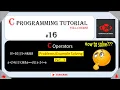 C Operators Solving - 3 C Programming for beginners C Programming Tutorial