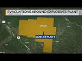 Leak at Vinton County explosives plant prompts evacuations