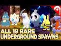 All 19 Rare Grand Underground Spawns in Pokemon Brilliant Diamond Shining Pearl
