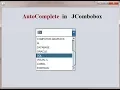 AutoComplete search in a jcombobox JAVA Swing