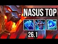NASUS vs RIVEN TOP Good KDA 10 37K damage EUW Diamond 26 1