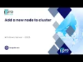 34 Add a New Node to a Hyper-V Cluster Windows Server 2025
