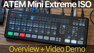 blackmagic atem mini extreme iso overview and live demo