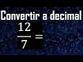 convertir a decimal transformar fracciones a decimales de fraccion a decimal como