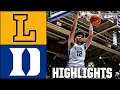 Lipscomb Bisons vs. Duke Blue Devils | Full Game Highlights | ESPN College Basketball
