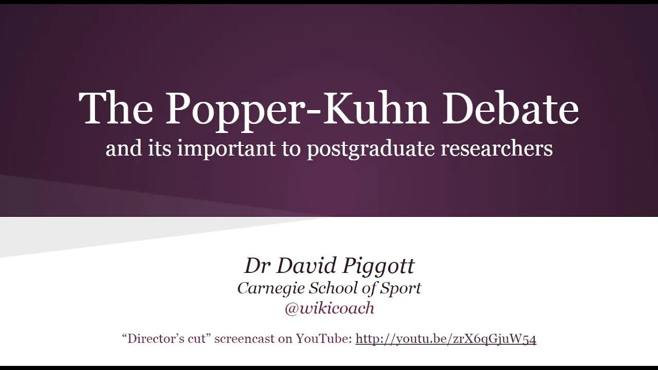Popper vs Kuhn