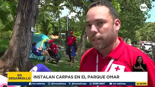 Parque Omar se mantendrá como centro de acopio y para personas que viven en edificios