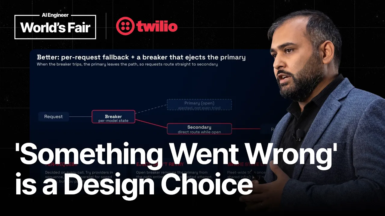 Productionizing LLM Gateways: Architecture, Tradeoffs and Hard Lessons — Kanish Manuja, Twilio: video thumbnail