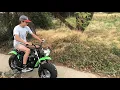 Coleman mini bike BT200x assembly and quick ride