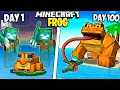 Download Lagu I Survived 100 Days as a FROG in Minecraft