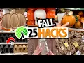 Grab FALL Dollar Tree finds for these 25 GENIUS DIYs HACKS to try in 2026