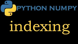 Python Numpy Module 3 indexing